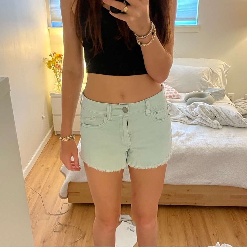 american eagle jean shorts